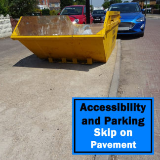 Skip On Street - Pavement