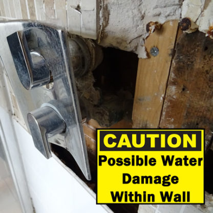 Possible Water Damage within Wall