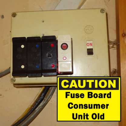 Old Fuse Board - Consumer Unit