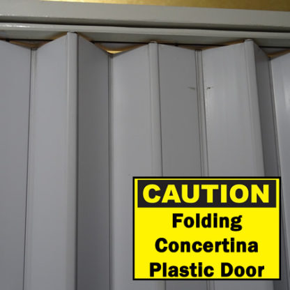 Folding Concertina Plastic Door