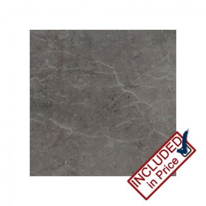 Dallas Dark Grey Gloss Marble Effect Floor Tile