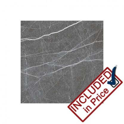 Davenport Black Matt Marble Effect Floor Tile