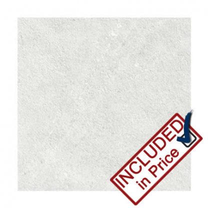 Rectified Light Grey Stone Effect Porcelain Floor Tile