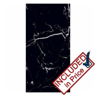 Genova Black Bathroom Tile 30cm by 60cm