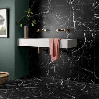 Genova Black Bathroom Tile